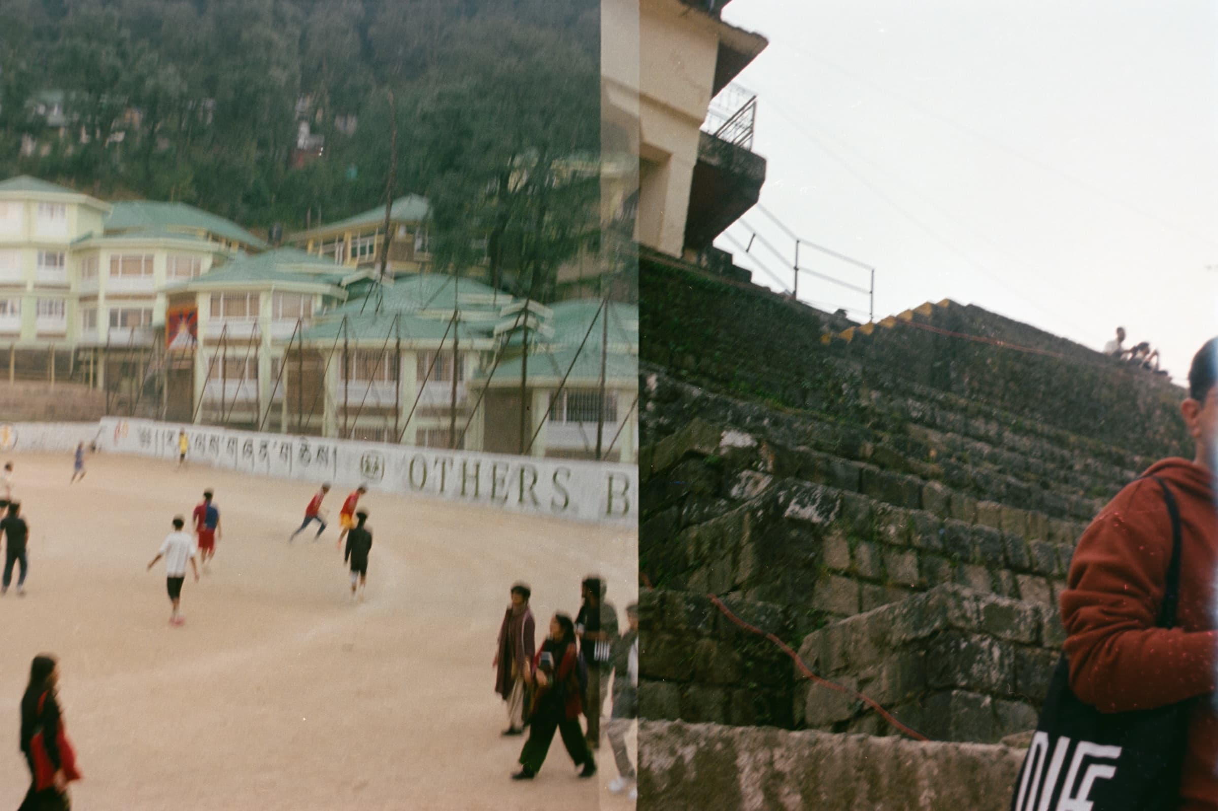 A town square, Dharamshala